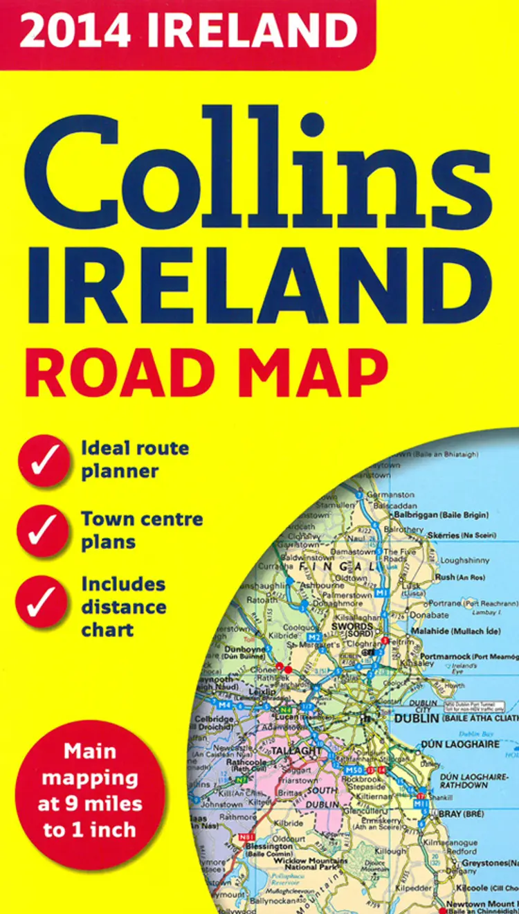 Collins Ireland Road Map 2014