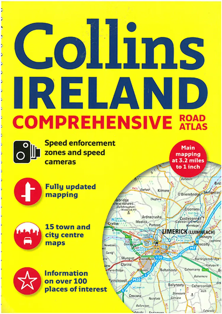 Collins Ireland Comprehensive Road Atlas