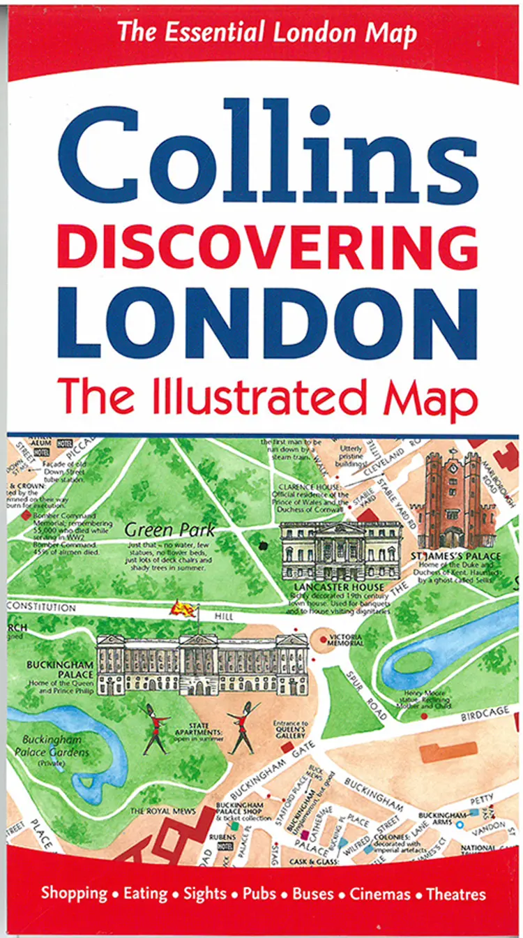 Discovering London Illustrated Map af Collins