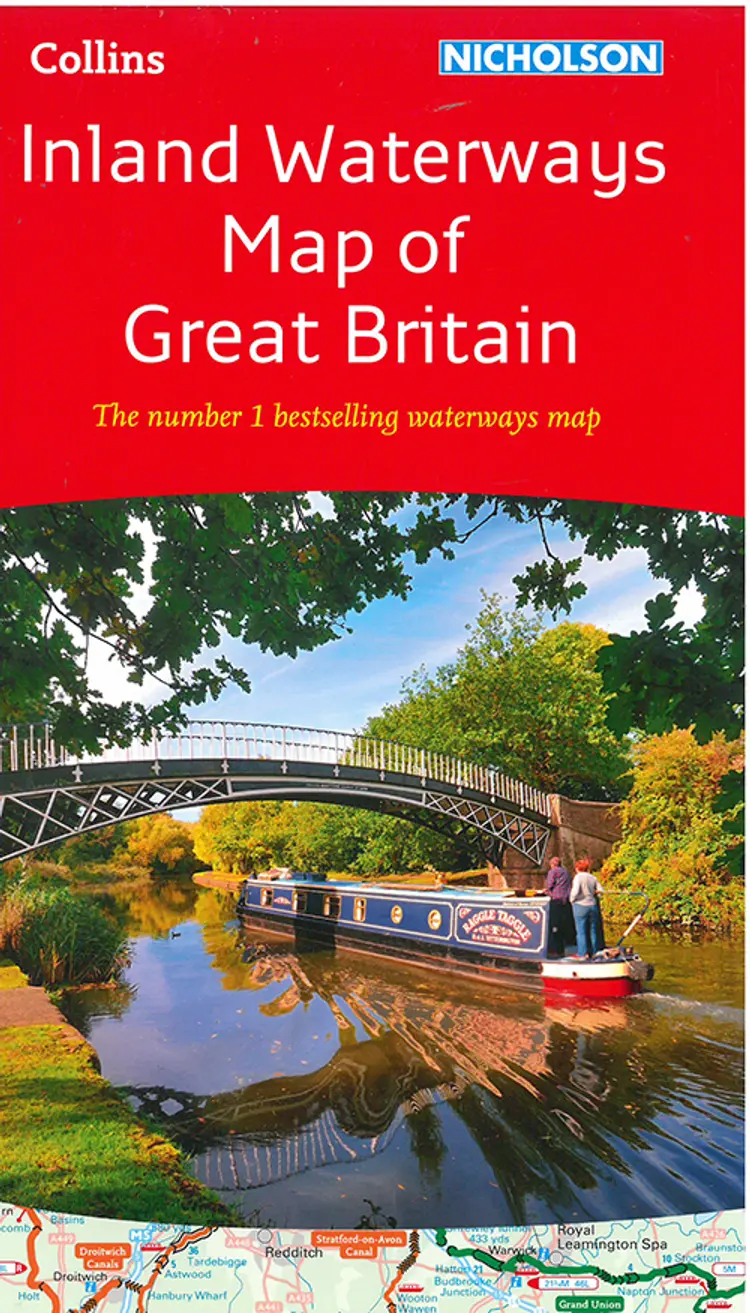 Nicholson Inland Waterways Map of Great Britain af Collins