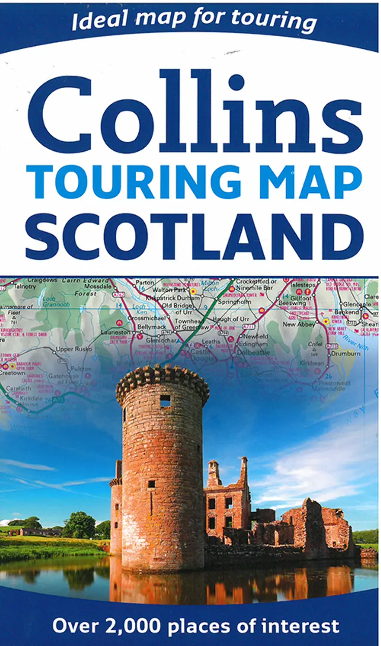 Collins Scotland Touring Map af Collins