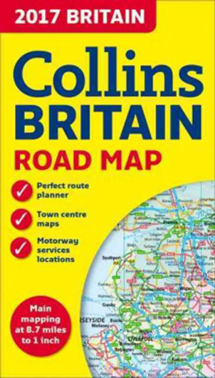 Collins Britain Road Map 2017