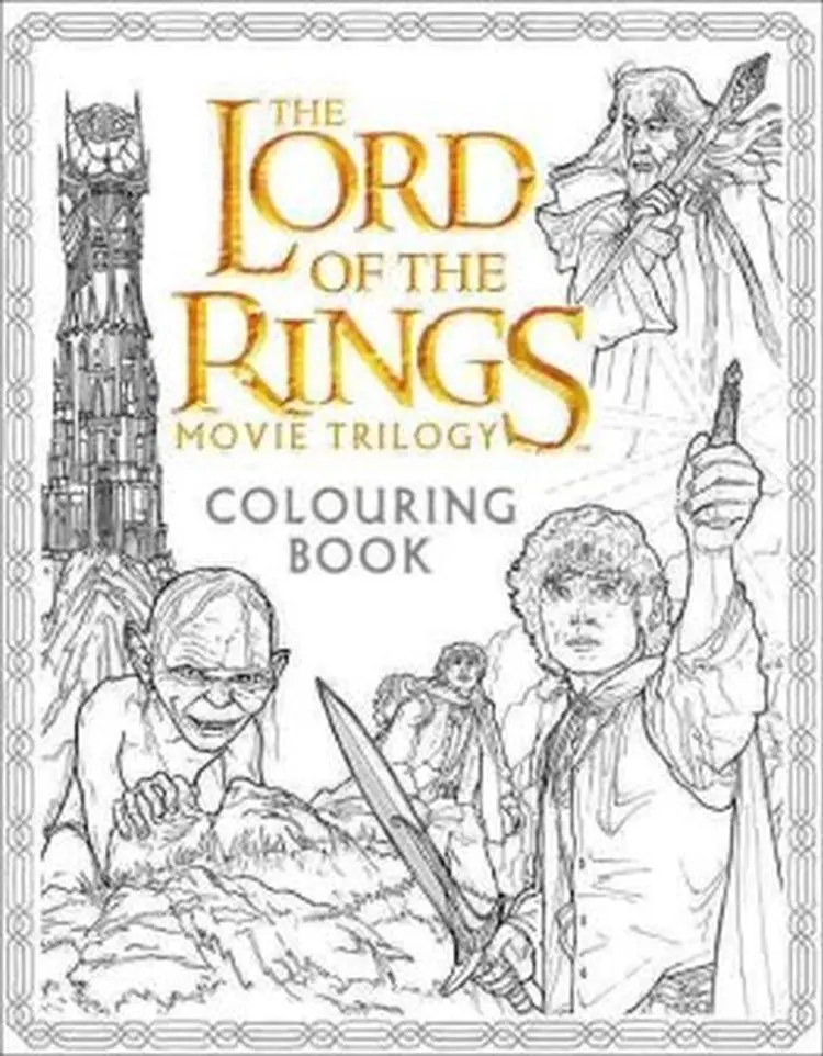 The Lord of the Rings Movie Trilogy Colouring Book af J. R. R. Tolkien