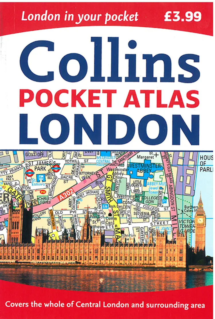 London Pocket Atlas af Collins
