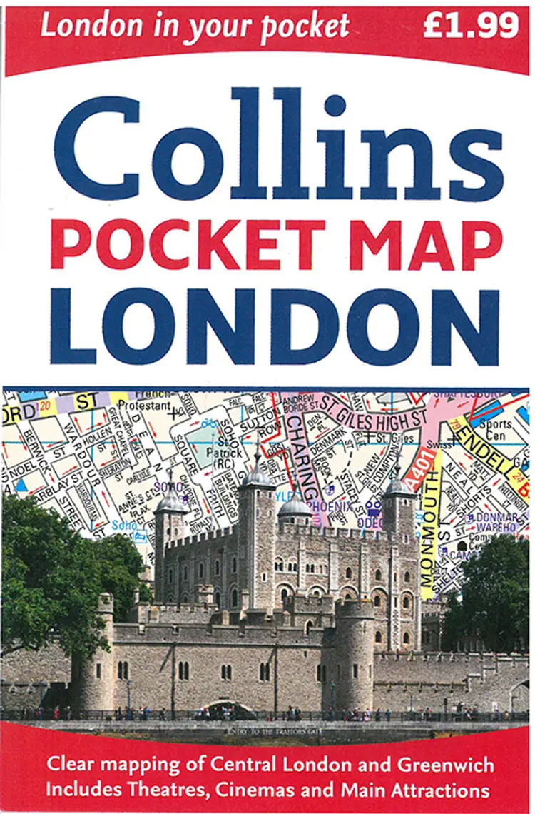 Collins London Pocket Map af Collins