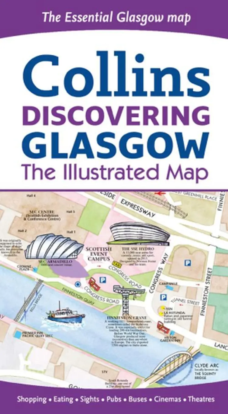 Collins Discovering Glasgow: The Illustrated Map af Collins