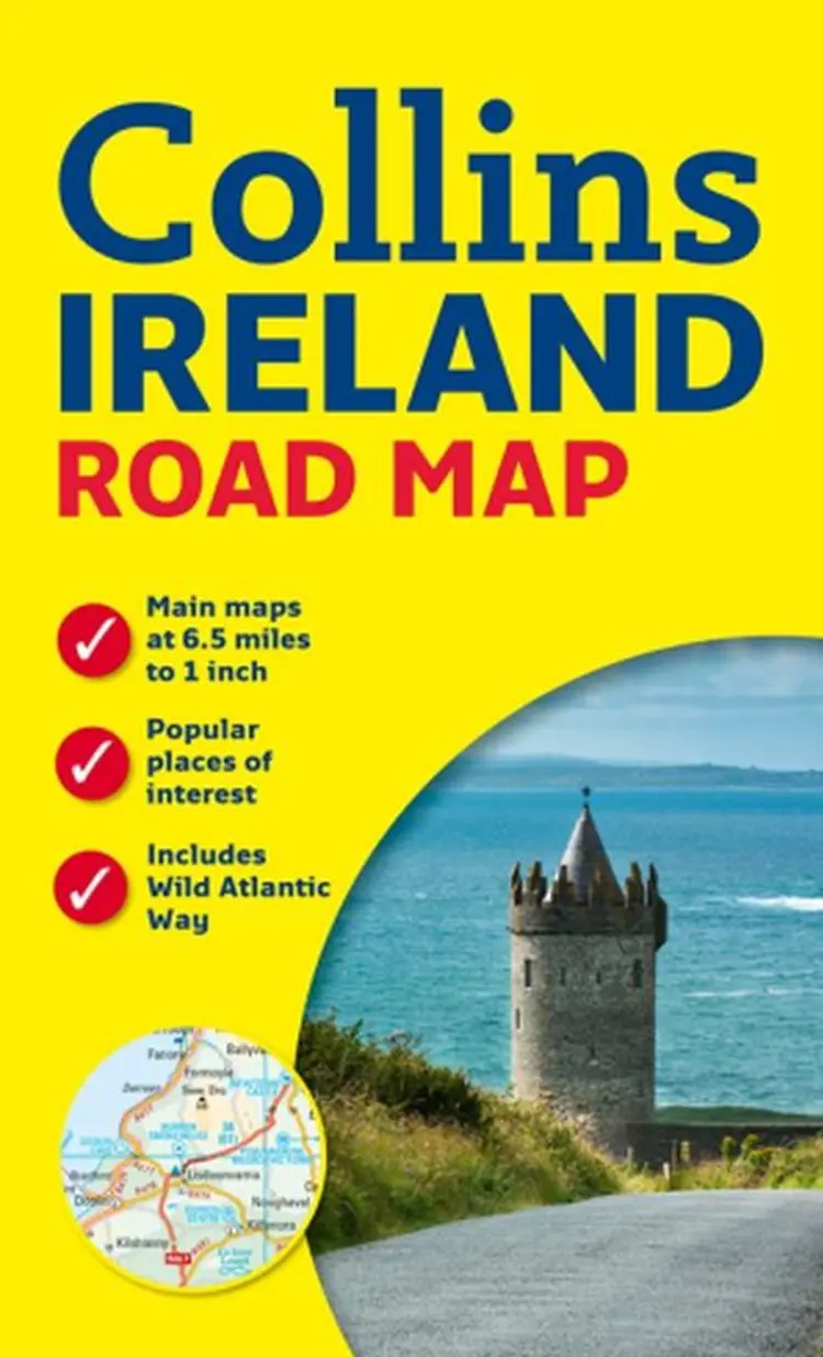 Ireland Road Map af Collins
