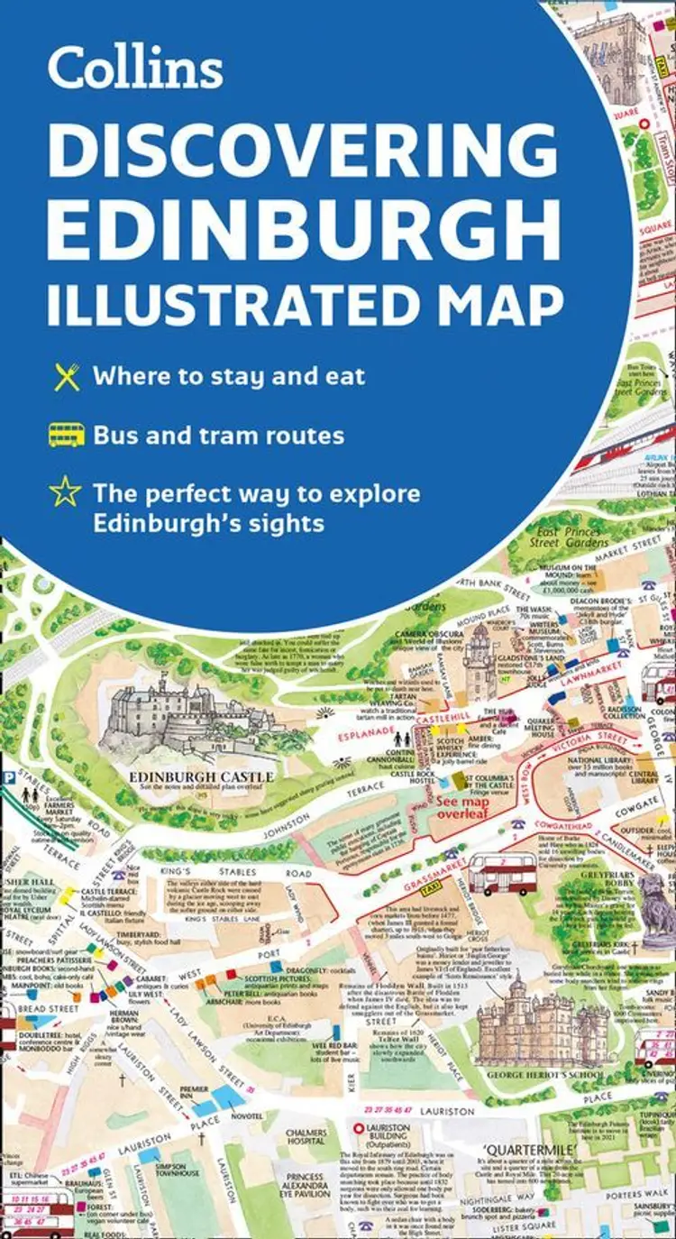 Discovering Edinburgh: The Illustrated Map af Collins