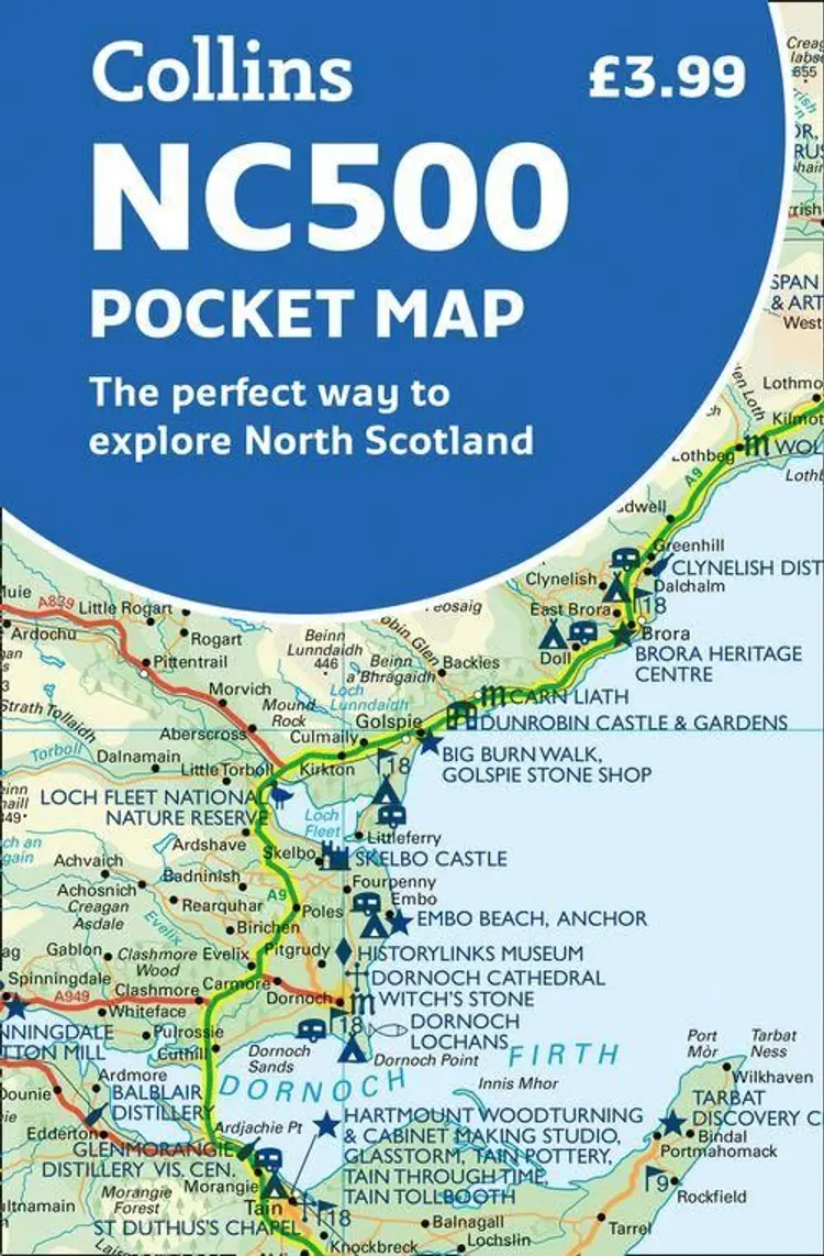 NC500 Pocket Map: The perfect way to explore North Scotland af Collins
