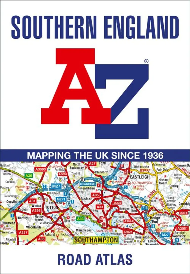 Southern England Regional Road Atlas A-Z af Collins