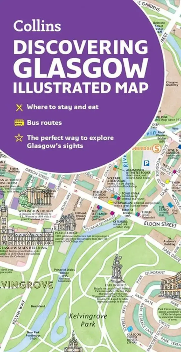 Glasgow: Illustrated Map - Collins Discovering af Collins