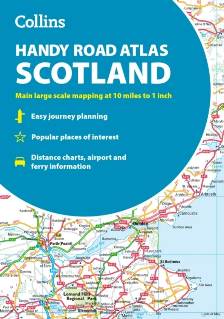 Collins Handy Road Atlas Scotland af Collins