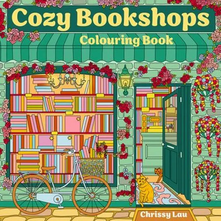 Cozy Bookshops: Colouring Book af Chrissy Lau