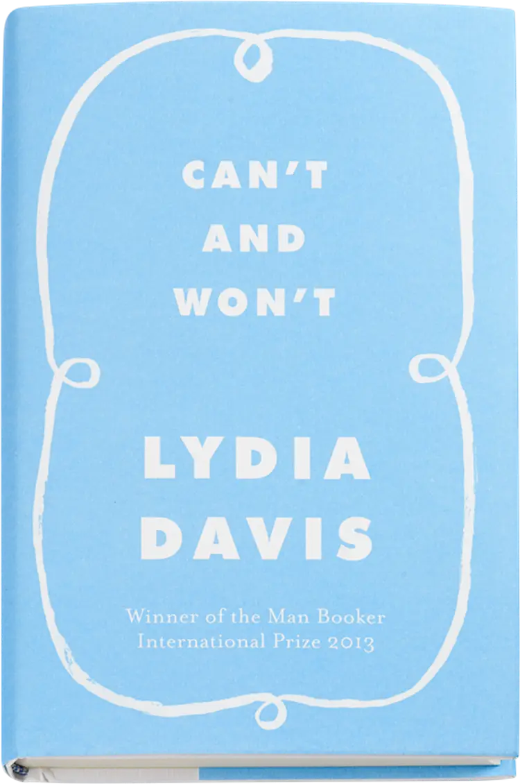 Can't and won't af Lydia Davis