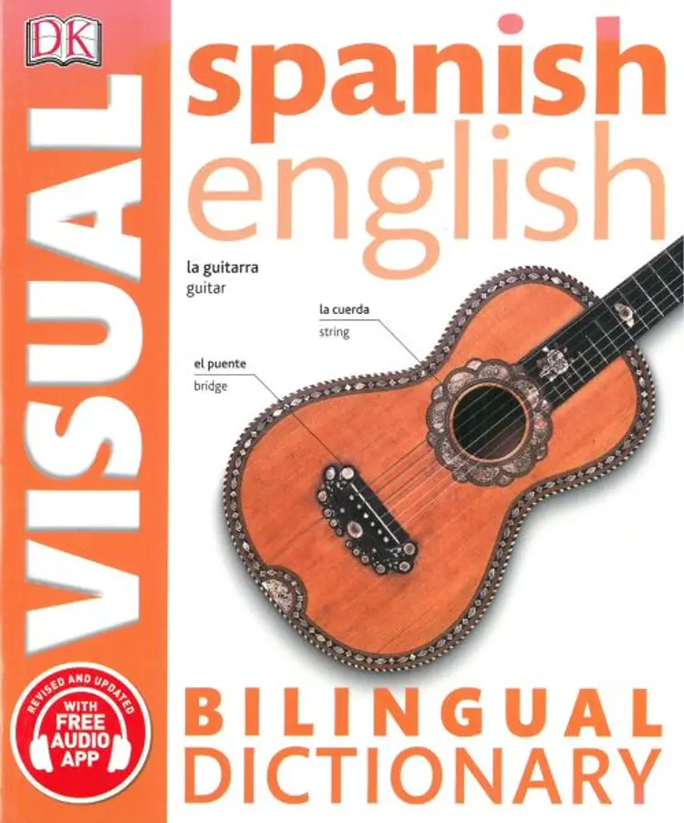 Spanish English Bilingual Visual Dictionary - dk af DK
