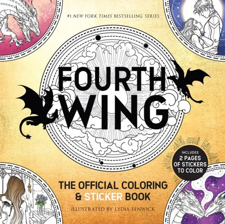 Fourth Wing: The Official Coloring & Sticker Book af Rebecca Yarros
