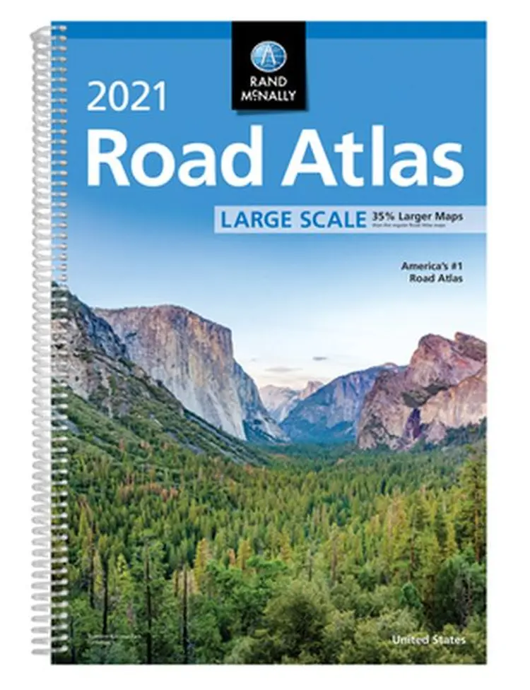 Rand McNally 2021 Large Scale Road Atlas USA af Rand McNally