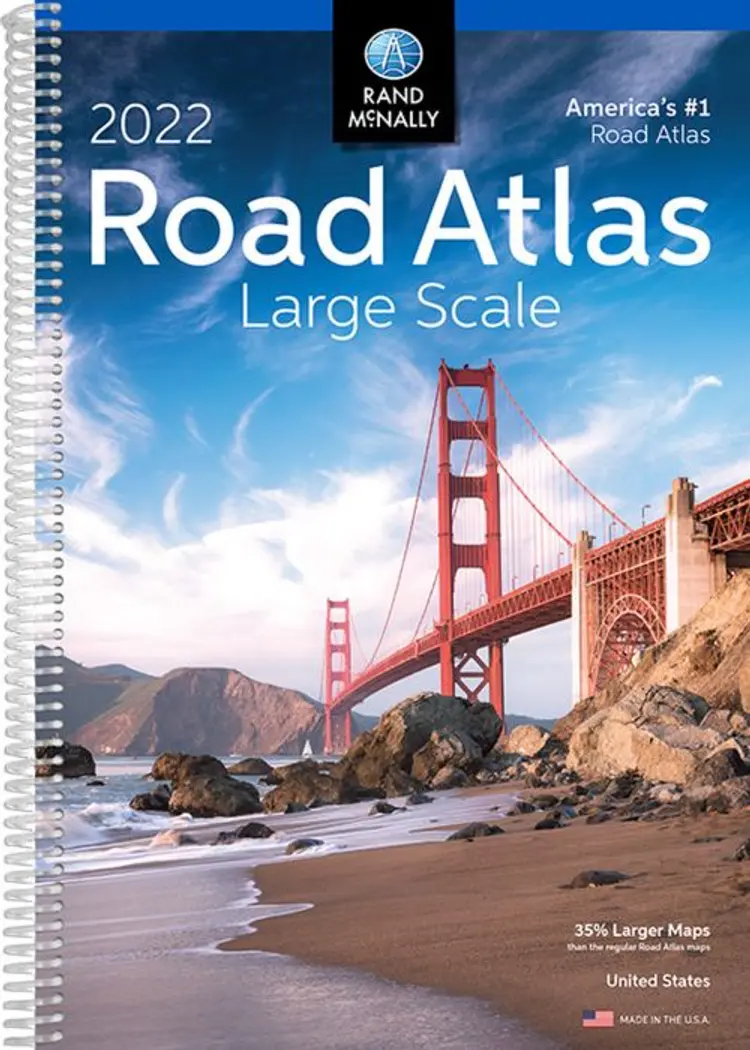 Rand McNally 2022 Large Scale Road Atlas USA af Rand McNally