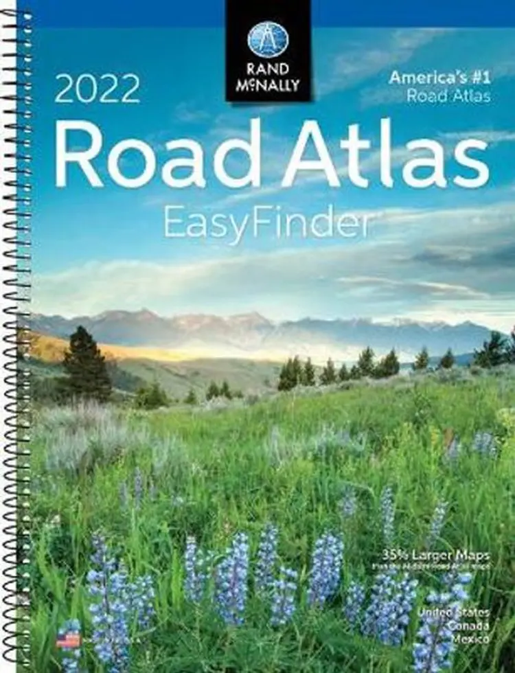 Rand McNally 2022 EasyFinder Midsize Road Atlas USA, Canada & Mexico af Rand McNally