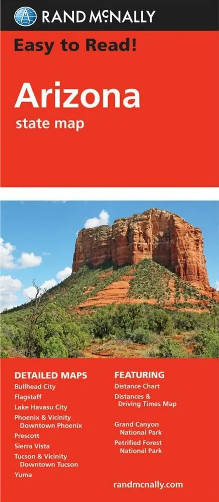 Arizona State Map af Rand McNally