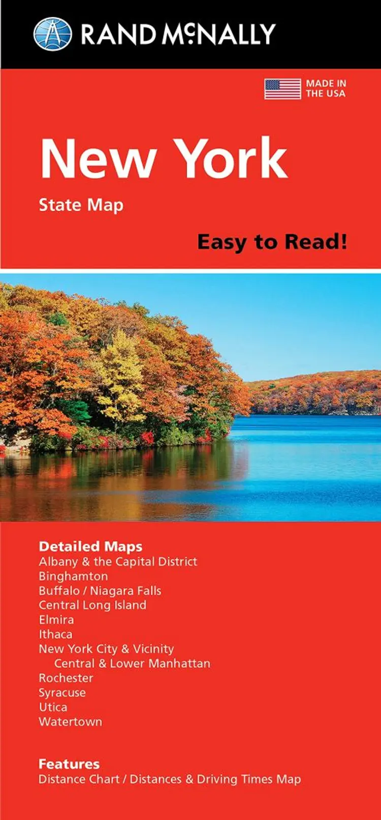 New York State Map: Rand McNally Easy to Read af Rand McNally