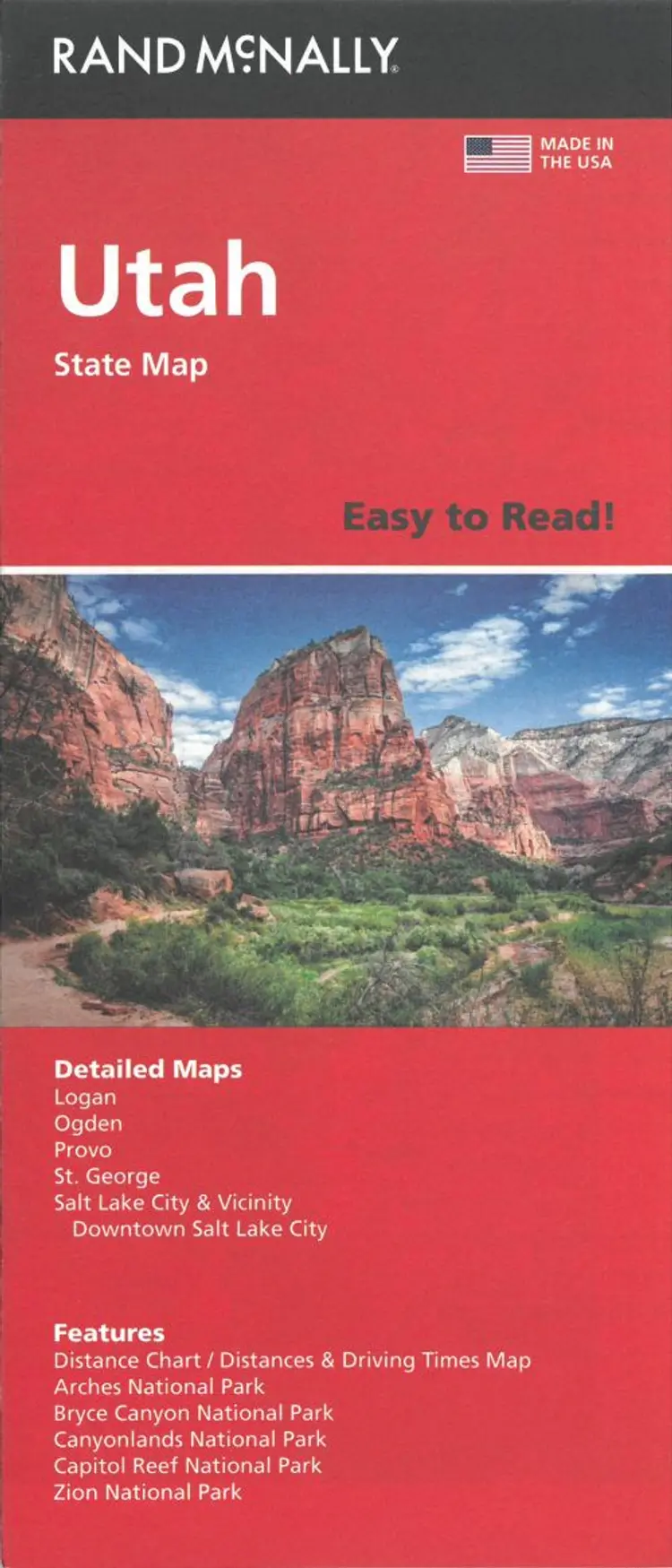 Utah State Map, Rand McNally - Rand McNally af Rand McNally