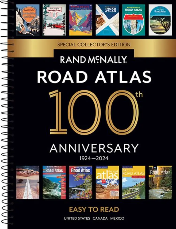 Rand McNally 2024 EasyFinder Midsize Road Atlas USA, Canada & Mexico af Rand McNally