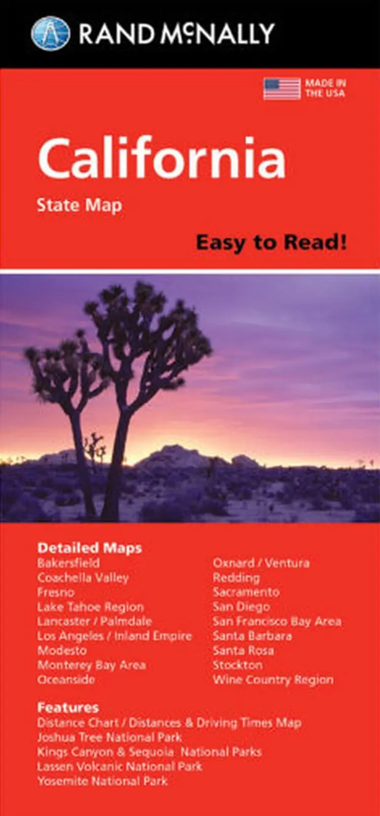 Rand McNally Easy to Read State Map California - Rand McNally af Rand McNally