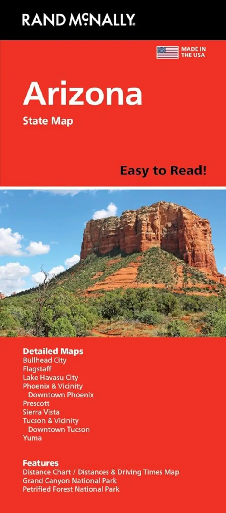 Arizona State Map af Rand McNally