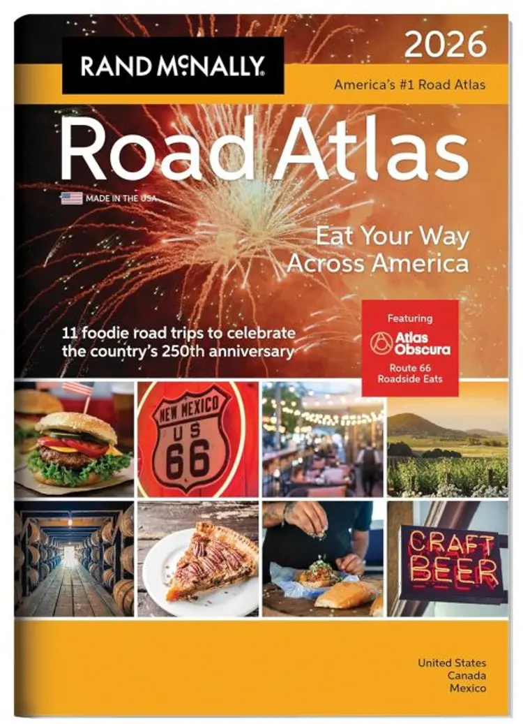Rand McNally 2026 Road Atlas USA, Canada & Mexico (Folio) af Rand McNally