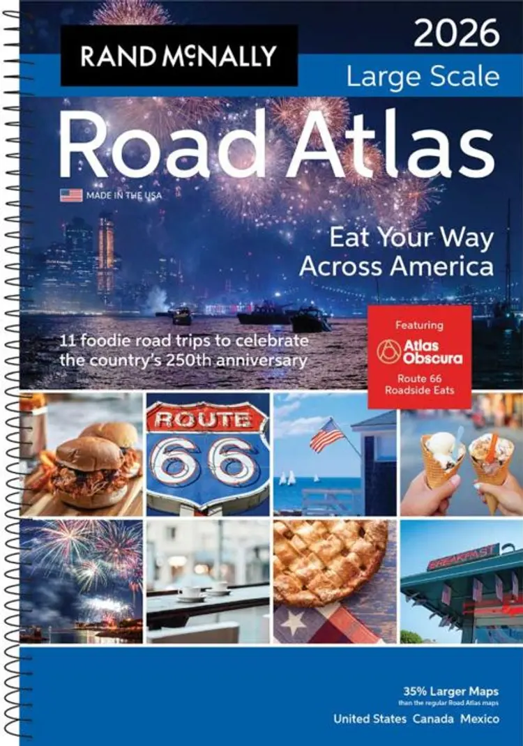 Rand McNally 2026 Large Scale Road Atlas USA af Rand McNally