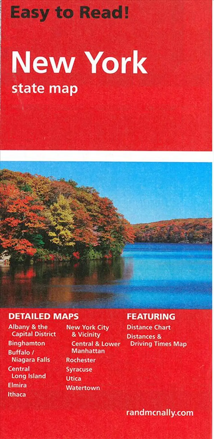 New York State Map af Rand McNally