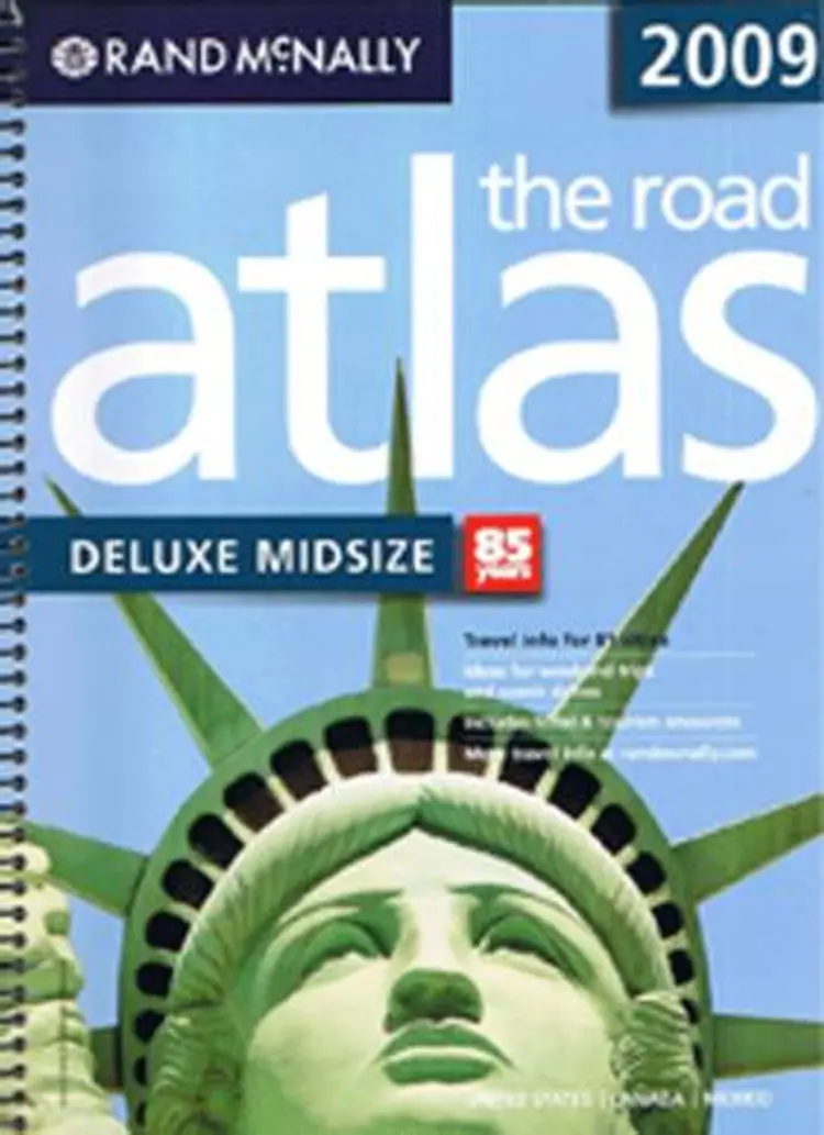 Rand McNally Road Atlas Deluxe Midsize USA, Canada & Mexico 2009