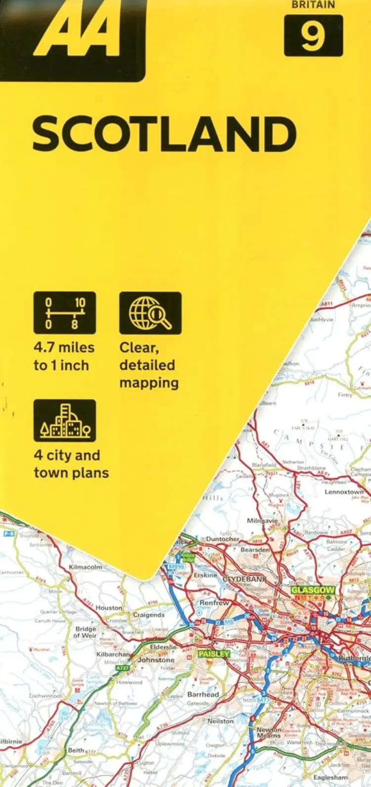 AA Road Map Britain 9: Scotland af AA