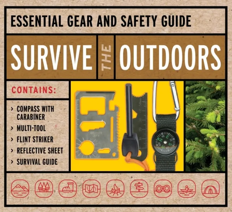 Survive The Outdoors Kit Essential Gear And Safety Guide – C - Editors of Chartwell Books af Chartwell Books