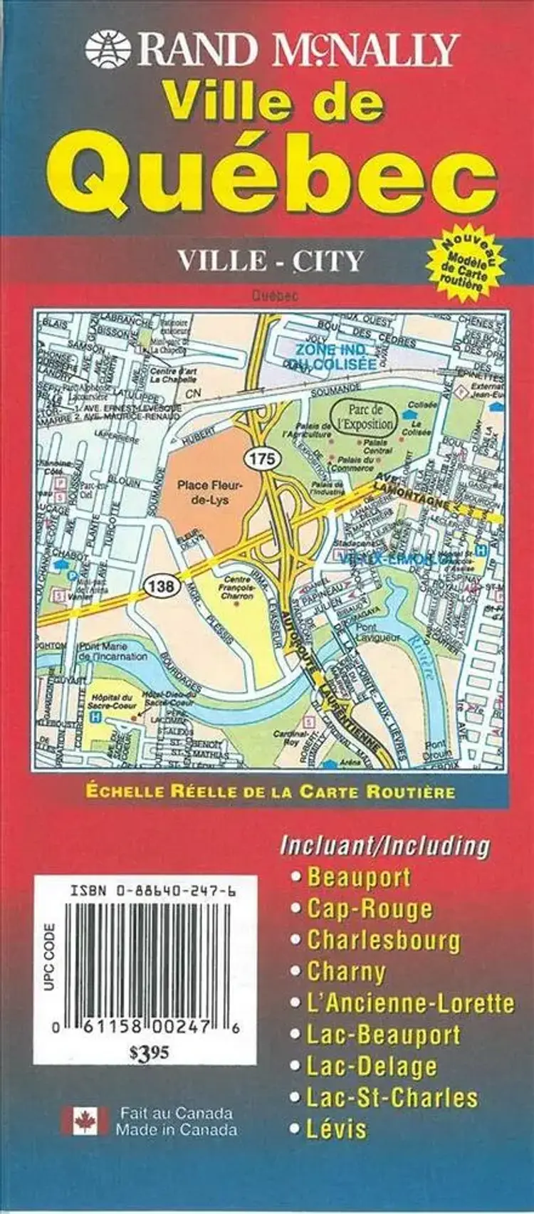 Ville de Quebec af Rand McNally