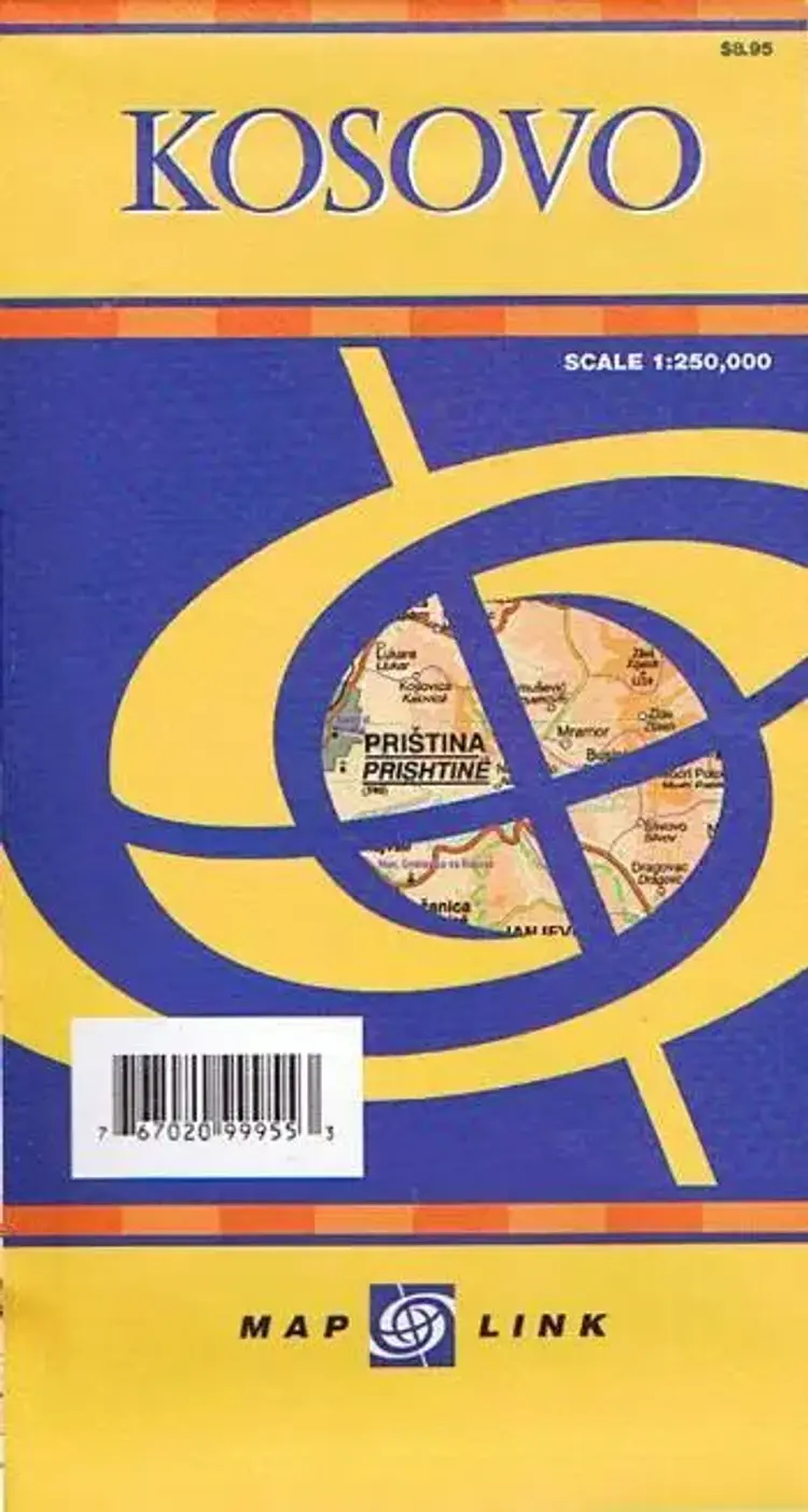 Kosovo af Gizi Map