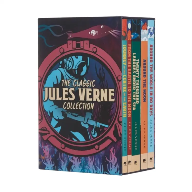 The Classic Jules Verne Collection -book Paperback Boxed Se af Jules Verne