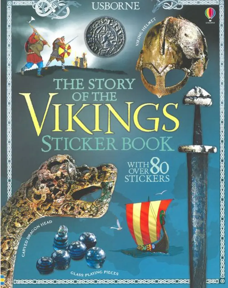 The Story of the Vikings - Sticker Book af Megan Cullis