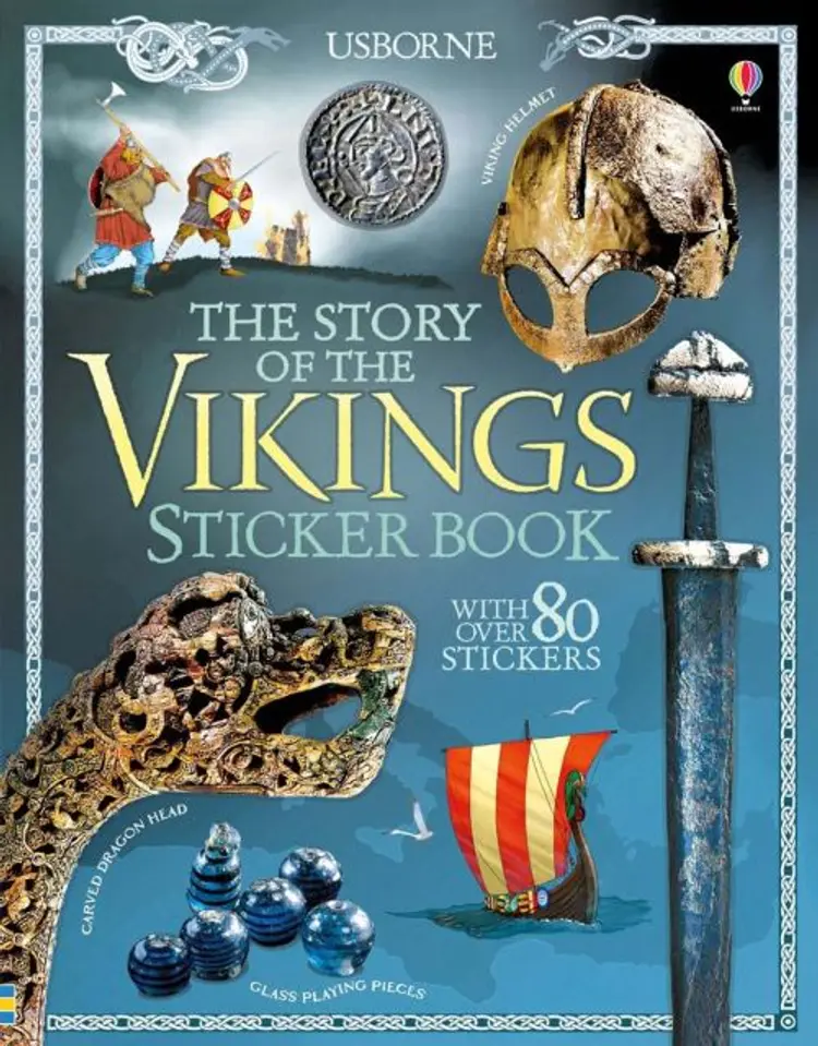 The Story of the Vikings: Sticker Book af Megan Cullis