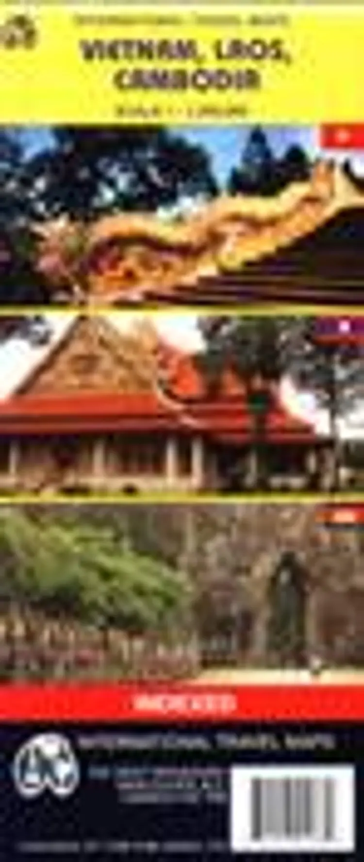 Vietnam, Laos, Cambodia, International Travel Maps