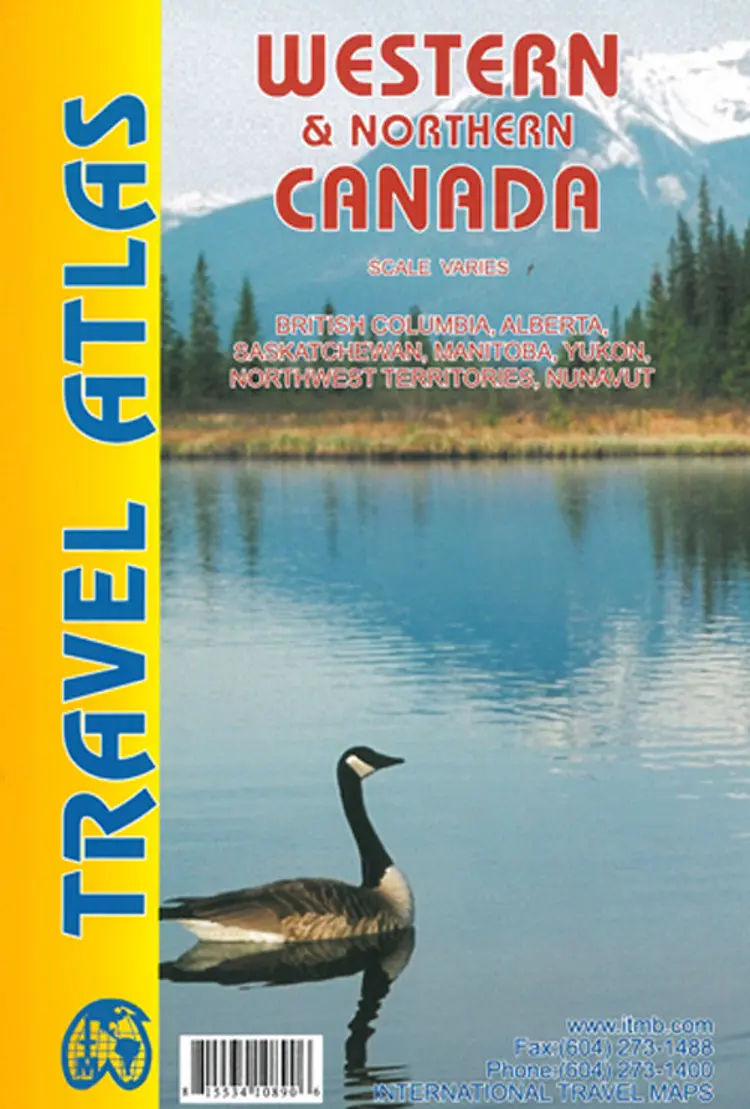 Western & Northern Canada Travel Atlas af ITM Publications
