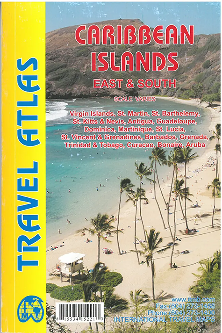 Caribbean Islands: East & South Travel Atlas af ITM Publications
