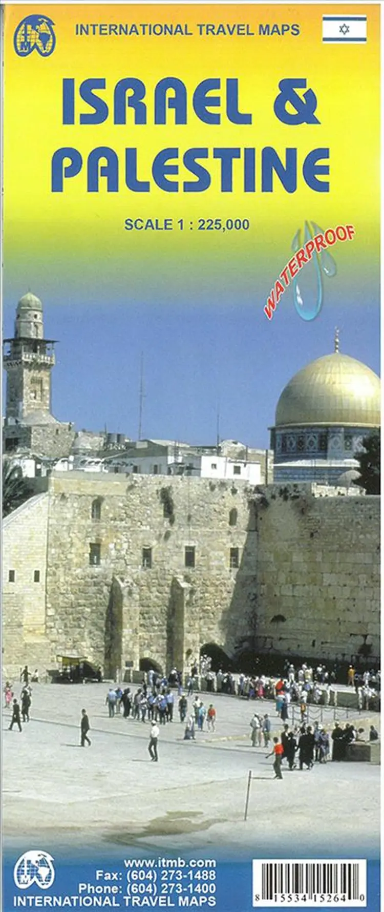Israel & Palestine Travel Map