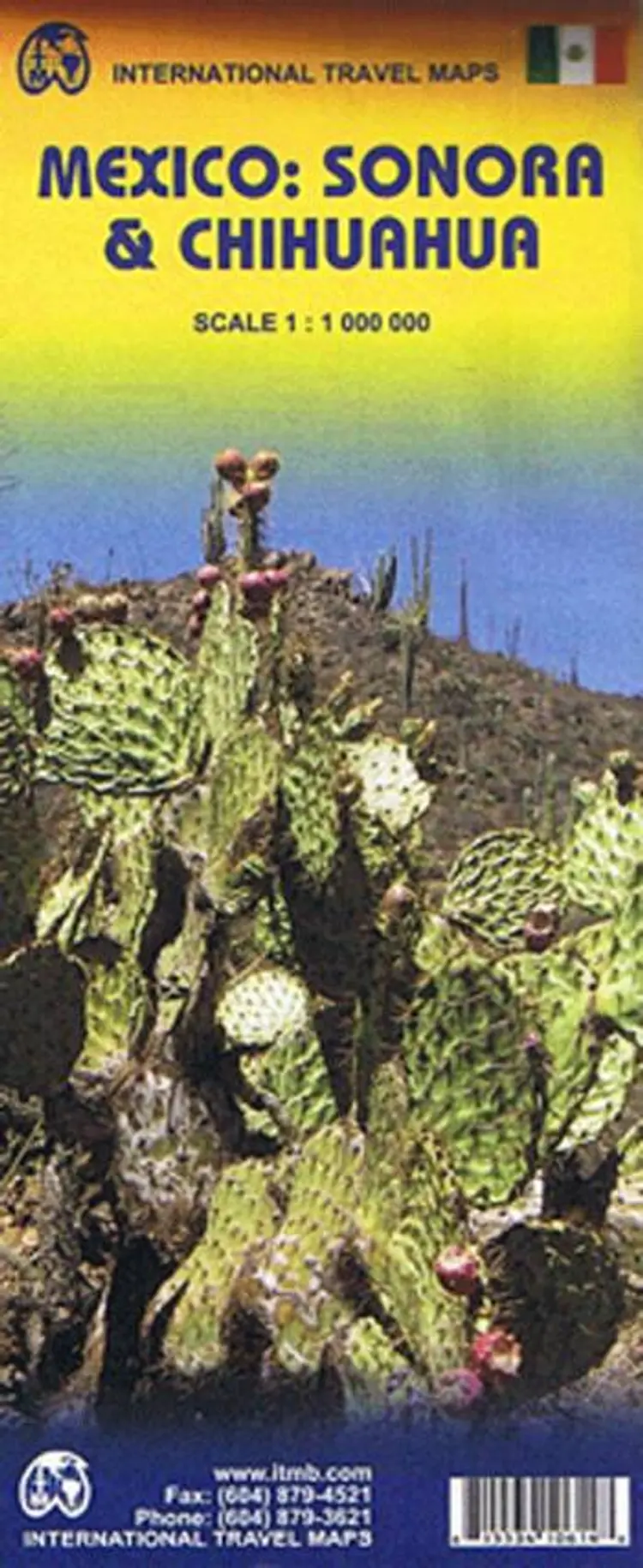 Mexico: Sonora & Chihuahua, International Travel Maps