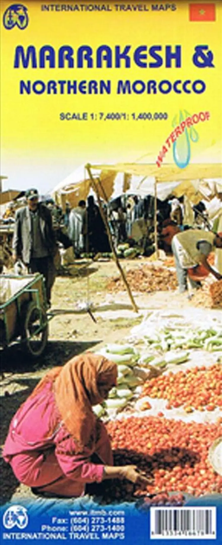Marrakesh & Northern Morocco, International Travel Maps af ITM Publications
