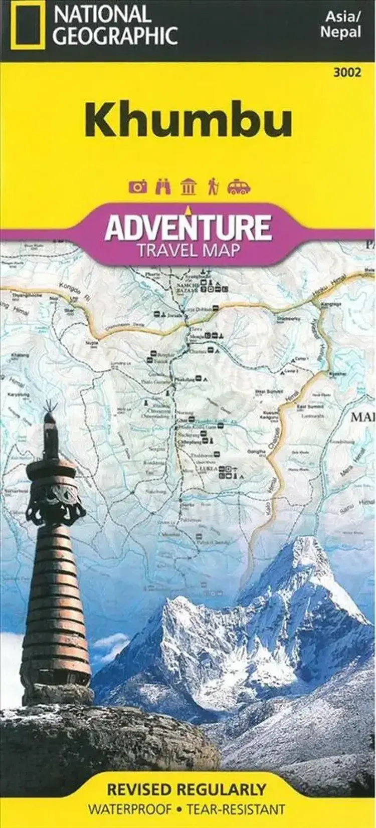 Khumbu Nepal Adventure Map 