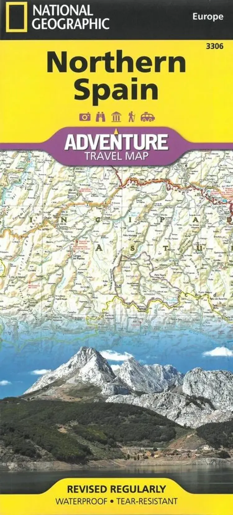 Northern Spain Adventure Map af National Geographic