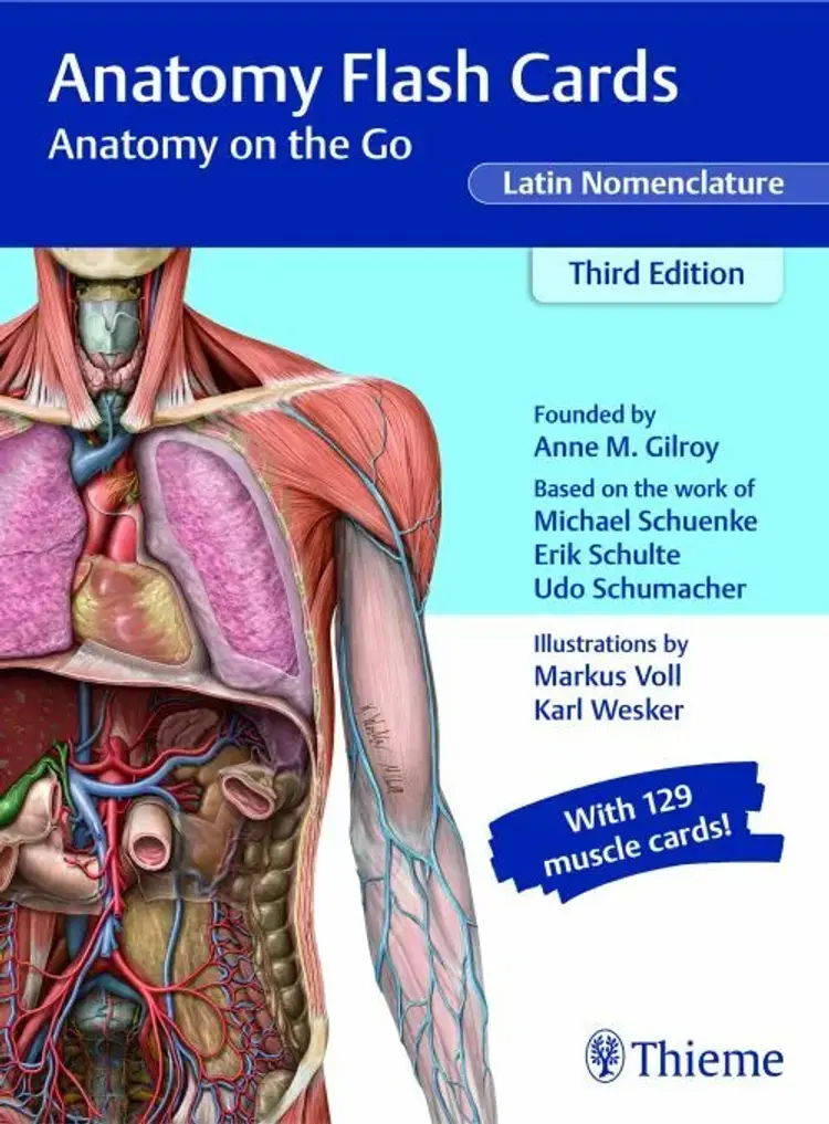 Anatomy Flash Cards: Anatomy on the Go af Anne M. Gilroy