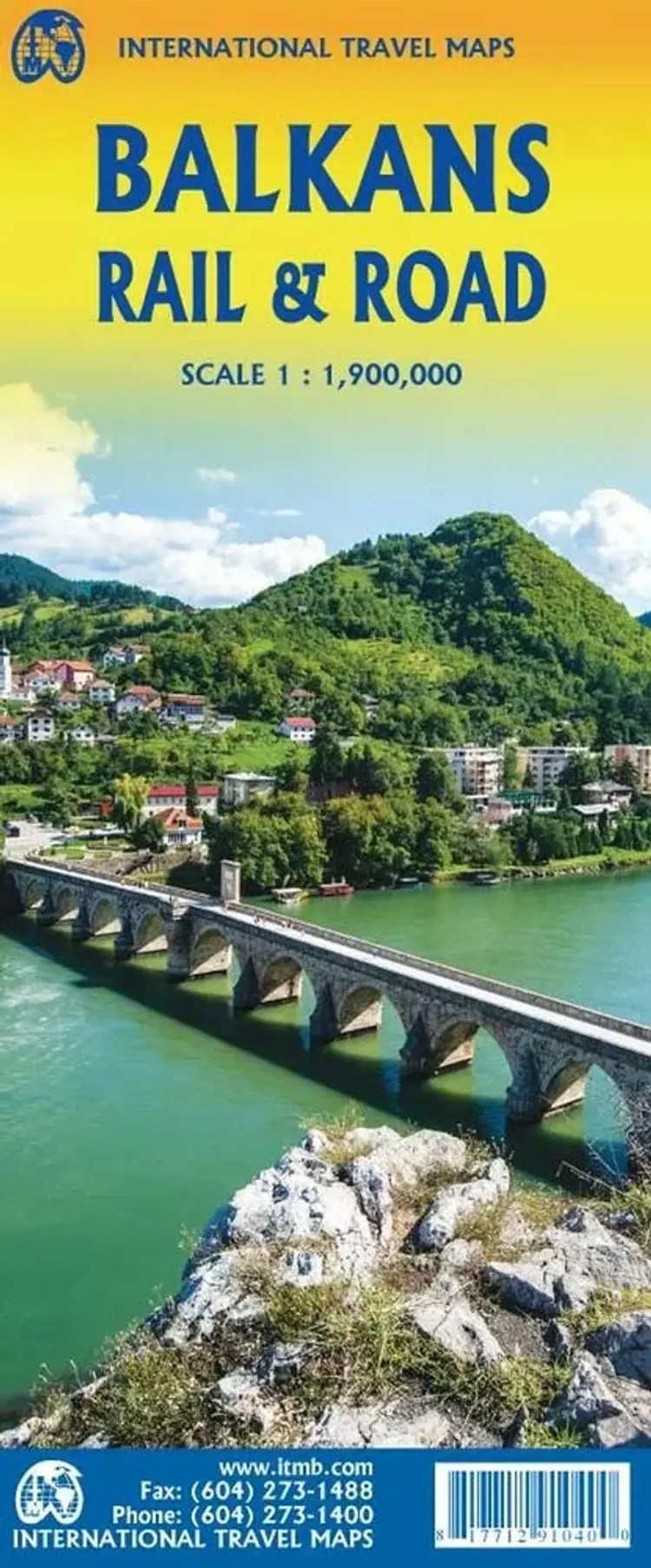 Balkans Rail and Road Map af ITM Publications